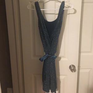 Greenish/blue sequin dress