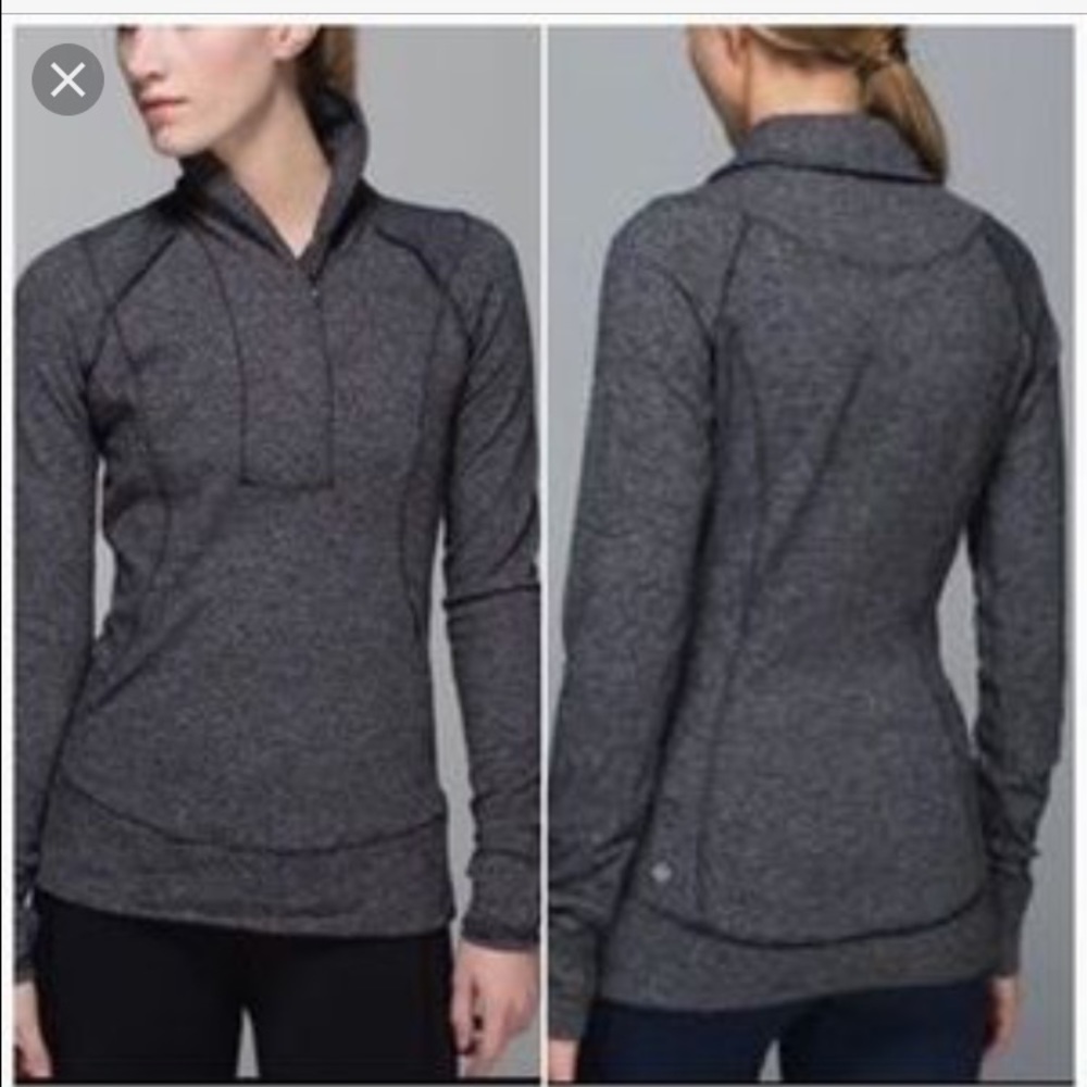 Lululemon Think Fast Herringbone Pullover