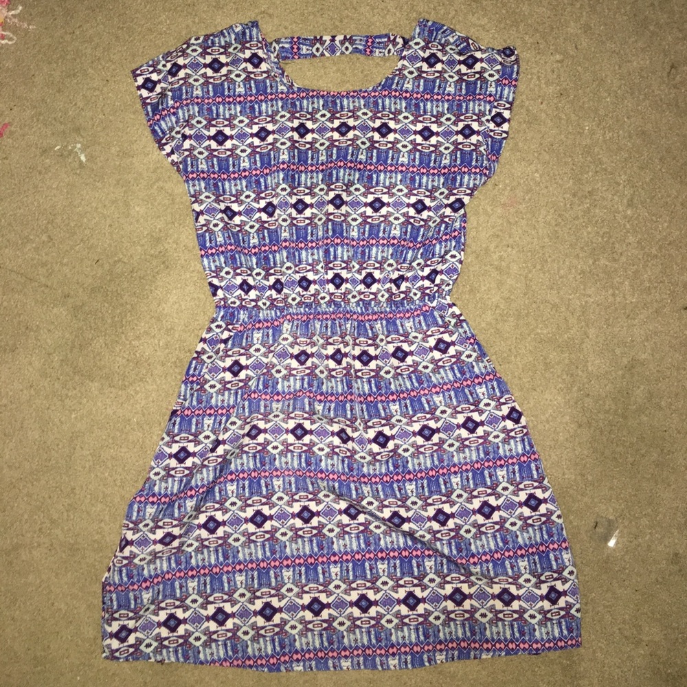 Aztec Print Dress