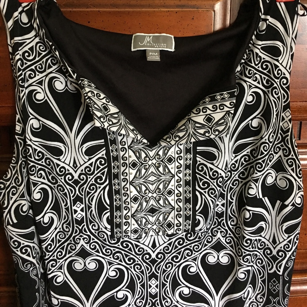 JM Collections Petite Sheath Dress Med