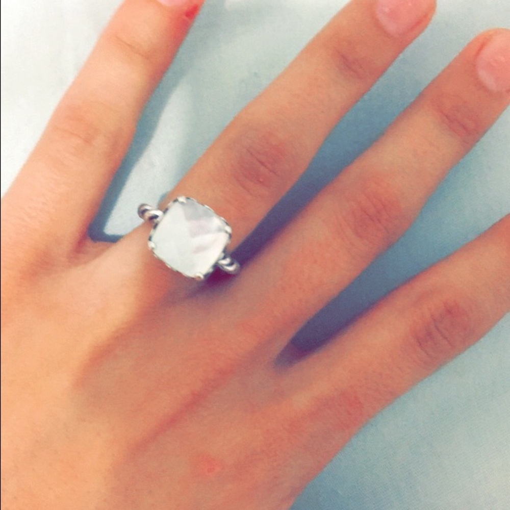 pandora mother of pearl ring