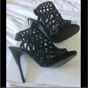Steven Madden caged heels size 8