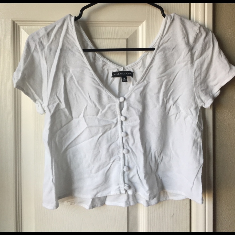 ❌ SOLD ❌ Kendall & Kylie Croptop Button Up