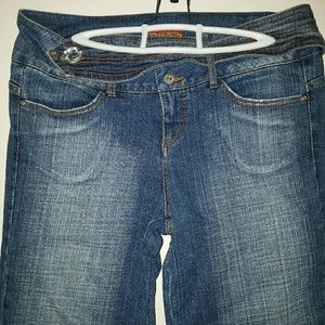 Denim wide leg carpis