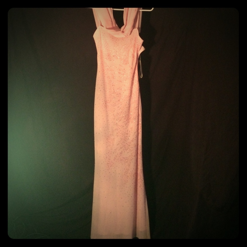 Pink formal dress
