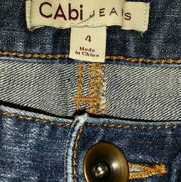 CAbi BLUE JEANS Sz 4 Style #175 - Picture 3 of 5