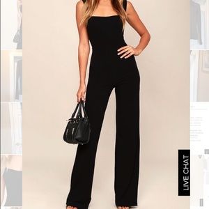 Lulu's Enticing endeavors jumpsuit