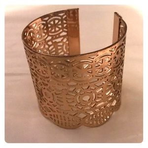 Gold finish bangle