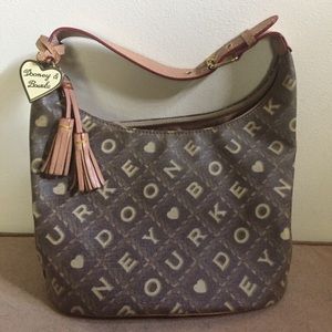 Dooney & Bourke Signature Crossword Print Bag