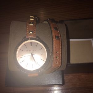 Rose gold Michael Kors watch