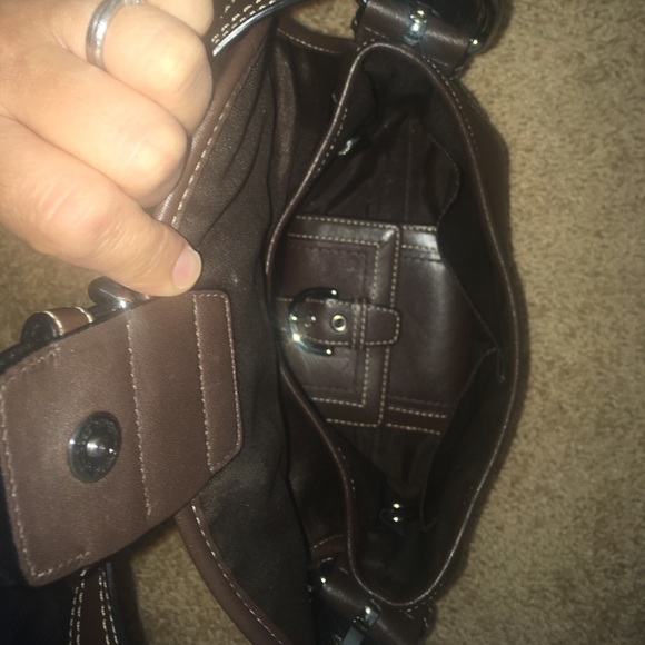 Coach brown leather purse + wallet - Picture 7 of 7