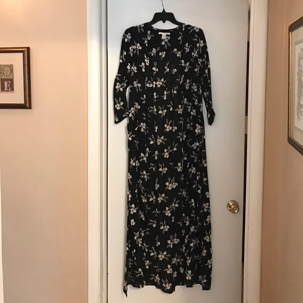 Floor length cardigan