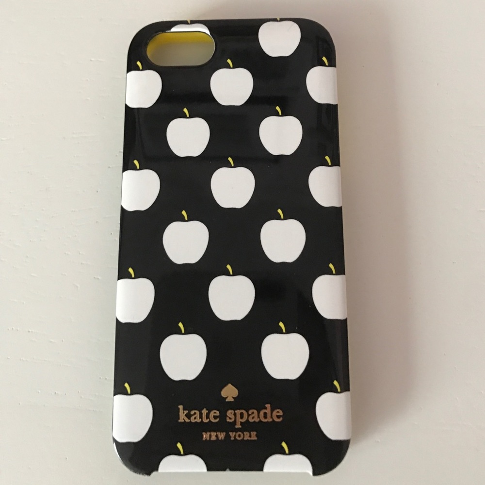 Kate Spade iPhone 5 apple case 🍎💛