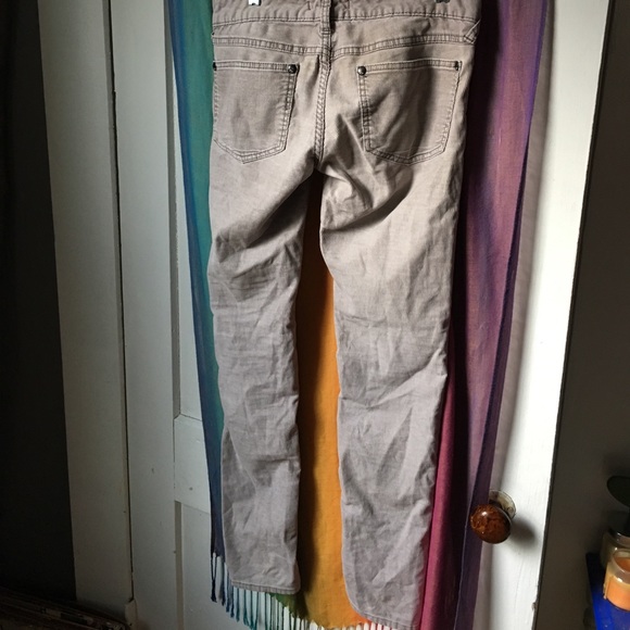 Gray corduroy FREE PEOPLE skinny pants - Picture 3 of 3