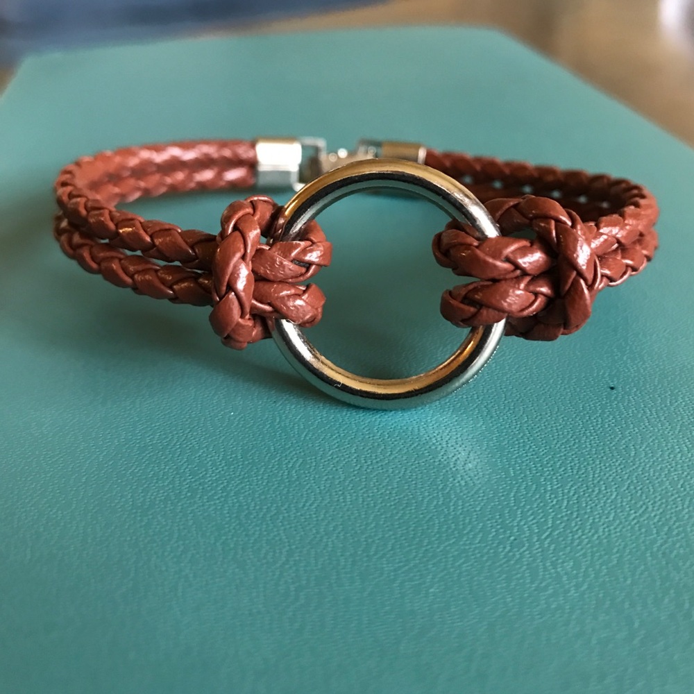 Brown Vegan Leather Bracelet