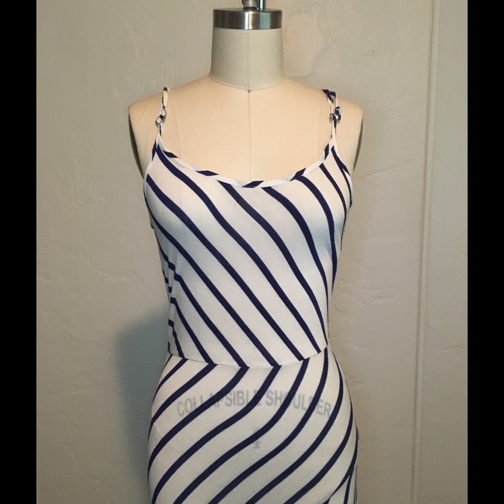 Sparkle + Fade Striped Maxi