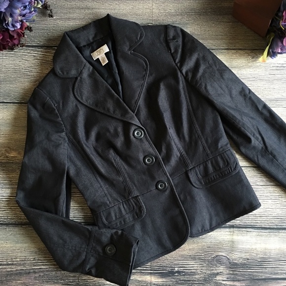 LOFT Jackets & Blazers - Ann Taylor Loft stretch pinstripe blazer size 2
