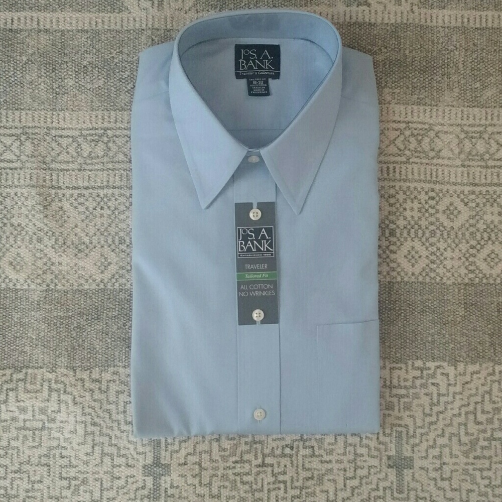 Men's dress shirt in blue
