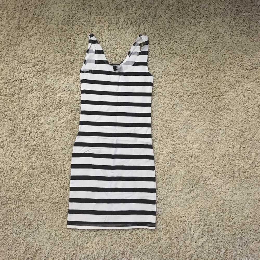 Striped tank dress