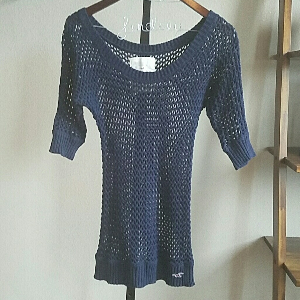 Hollister Open Knit Sweater