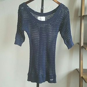 Hollister Open Knit Sweater