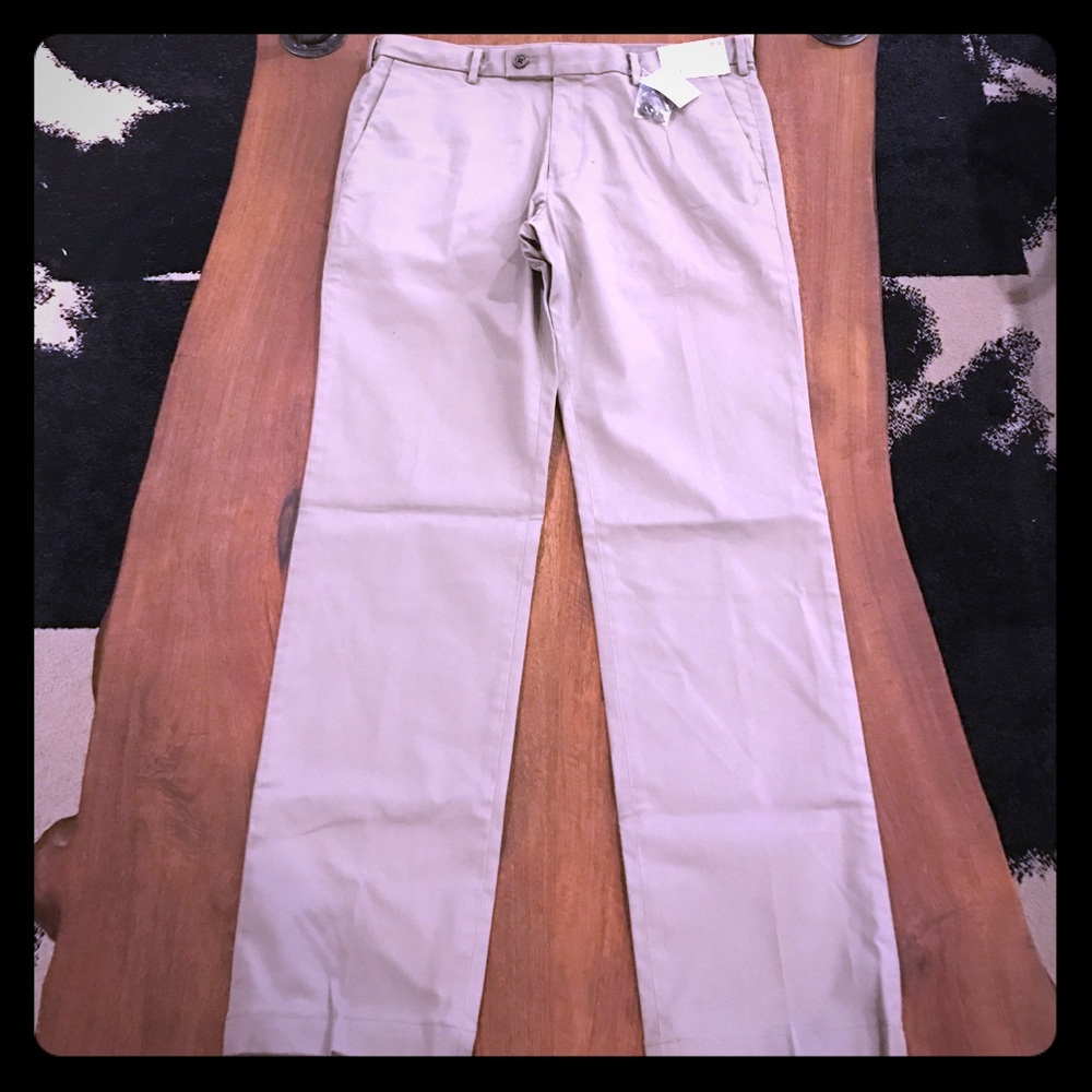 Men's chinos.