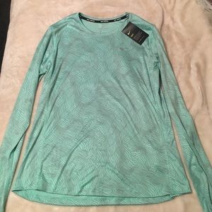 NWT Mint Green Long Sleeve Nike Shirt!