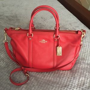 COACH Red Satchel