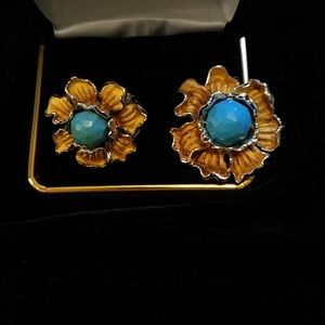 Sterling silver ring and pin set. Unworn. Stylish!