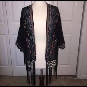 Sheer cardigan