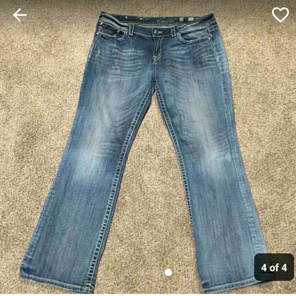 Plus size miss me jeans