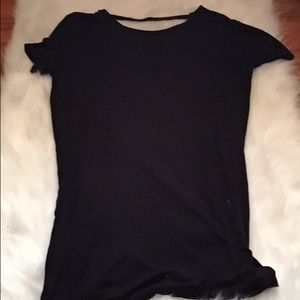 Tshirt dress with low back