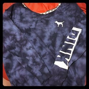 Victoria's Secret PINK slouchy shoulder sweatshirt