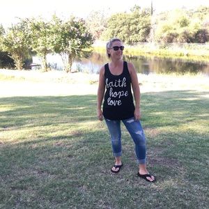 Faith Hope Love tank