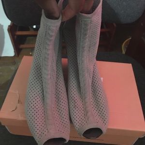 Sam Edelman peep toe booties