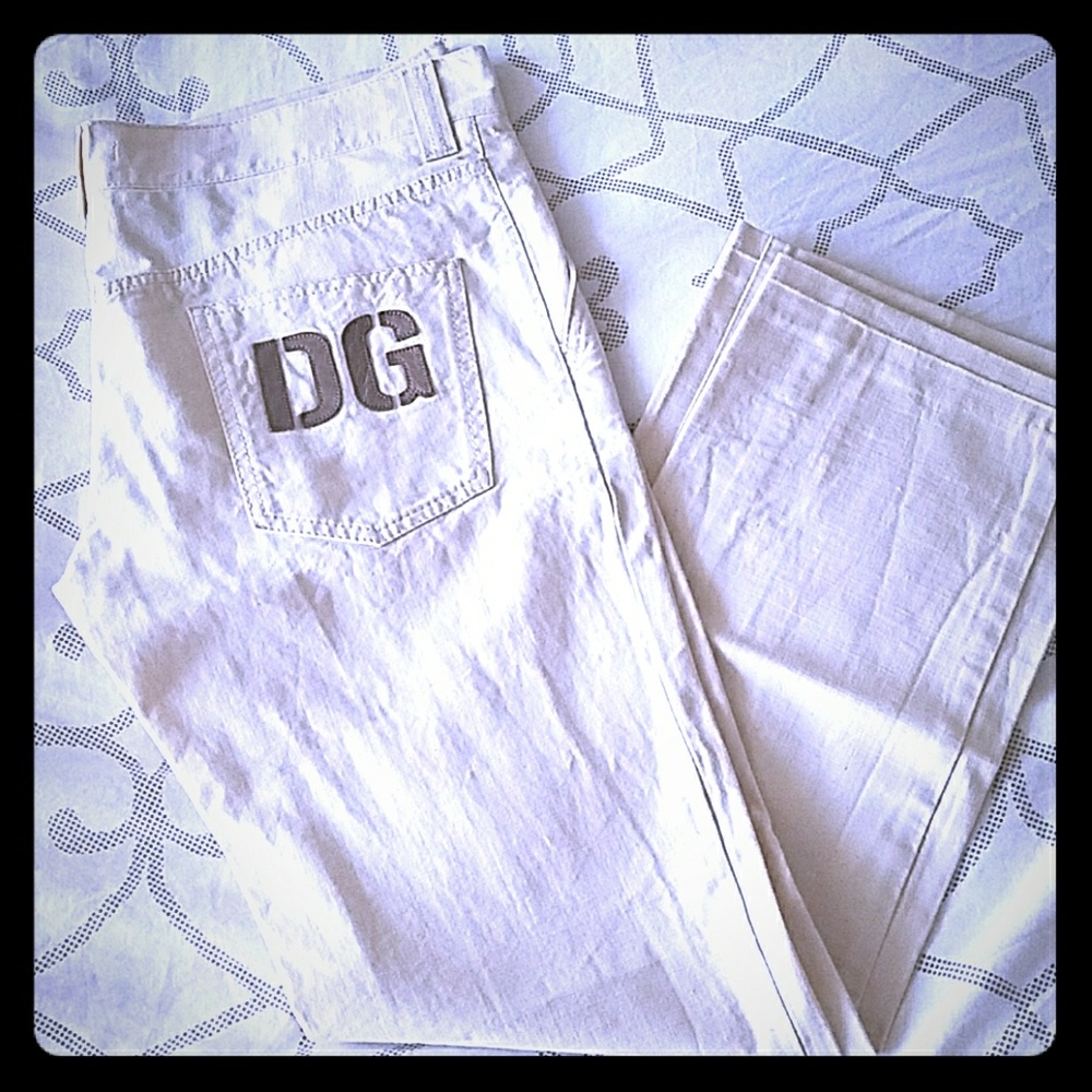 *Dolce & Gabbana Mens 32 Off White Pants !!!!