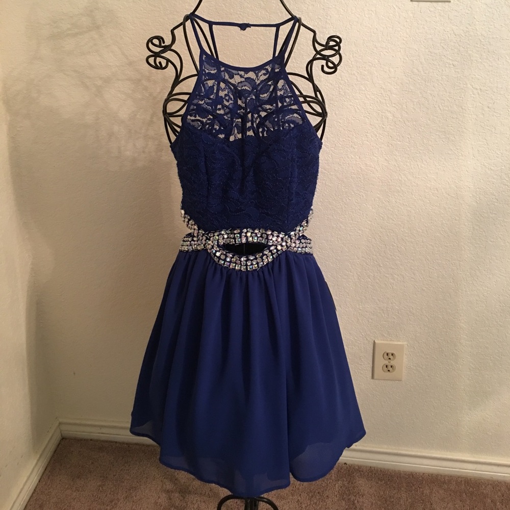 B Darlin Royal Blue Prom Dress NWT