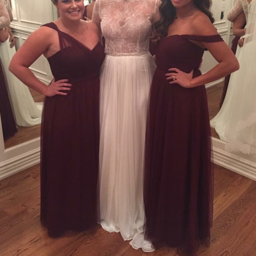 Jenny You- Annabelle Dress- Cabernet