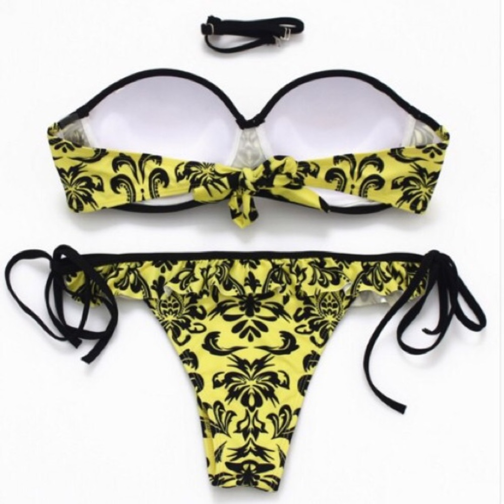yellow bikini set sw239 - Picture 2 of 3