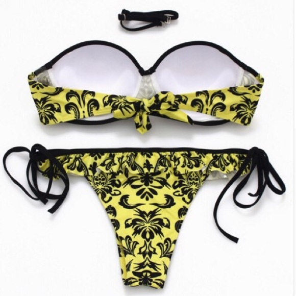 yellow bikini set sw239 - Picture 2 of 3