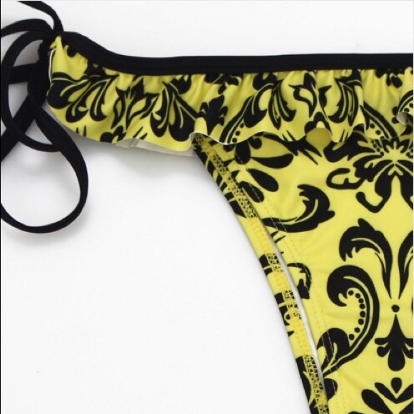 yellow bikini set sw239 - Picture 3 of 3