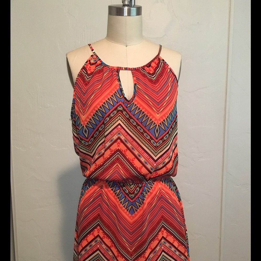 Gianni Bini Tribal Keyhole Maxi