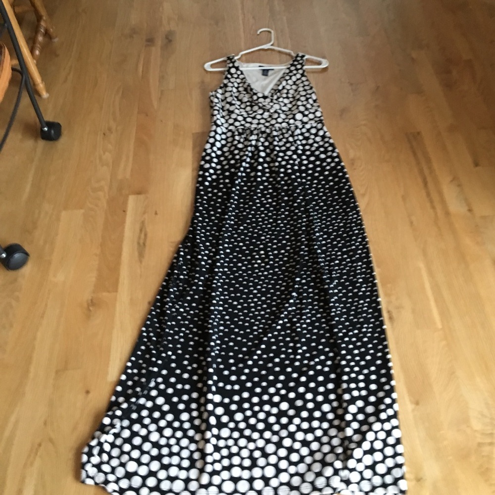 Chaps maxi dress   Dressy but so comfortable.