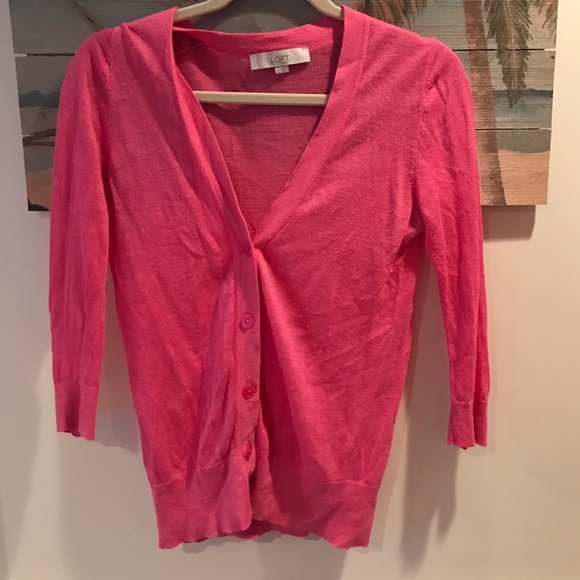 LOFT Sweaters - LOFT - pink Sweater size S