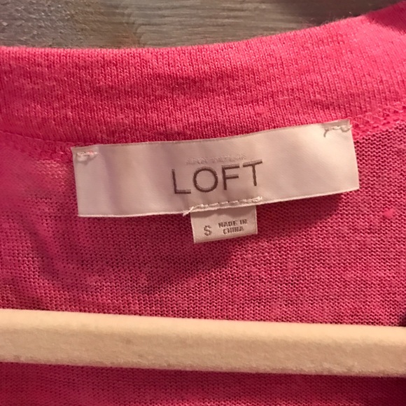 LOFT - pink Sweater size S - Picture 2 of 3