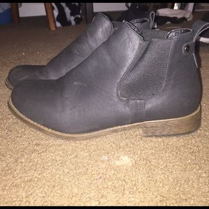 Black ankle boots