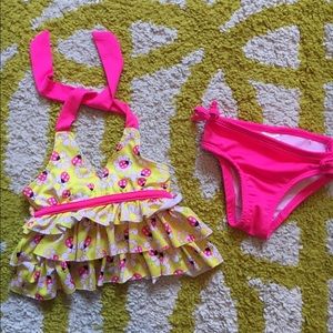 👙ruffle ladybug 🐞 tankini, 12mo