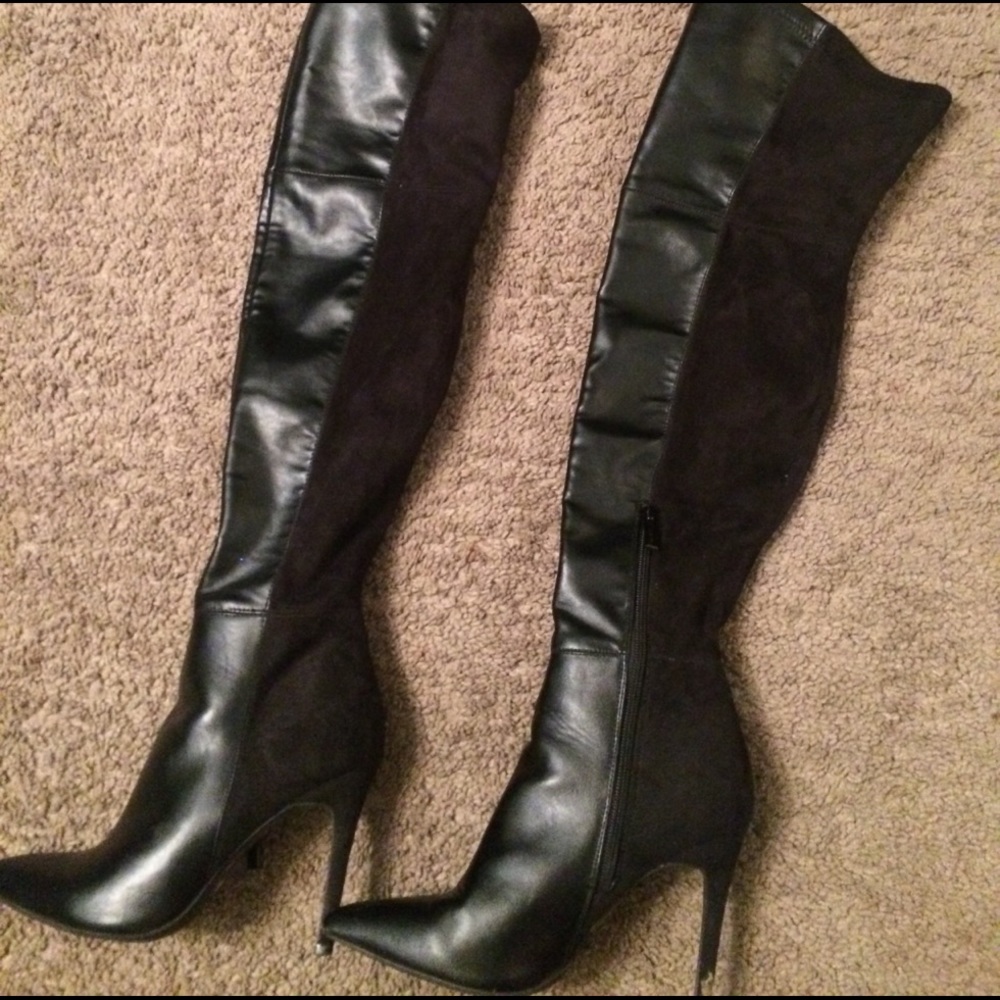 Knee high boots