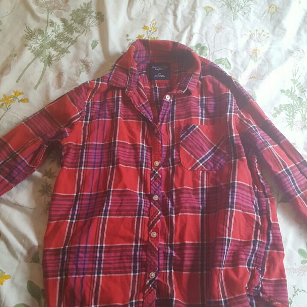 American Eagle plaid shirt