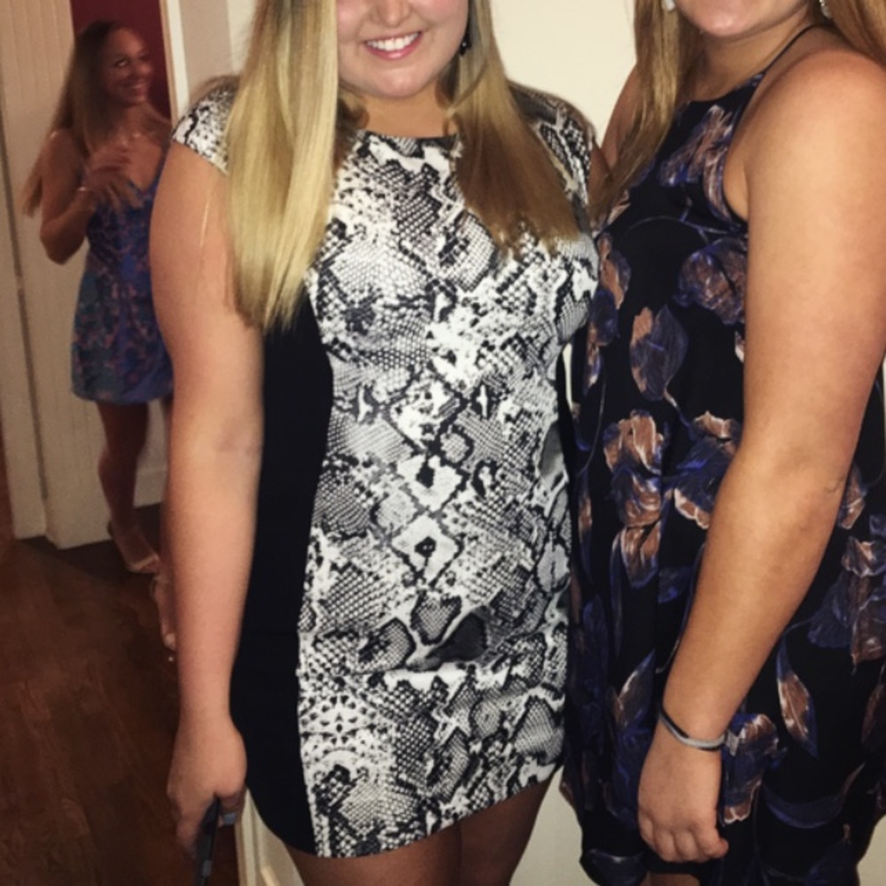 Snake skin dress